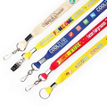 Custom 1/2" Offset Printed Lanyard with 4-Color Process